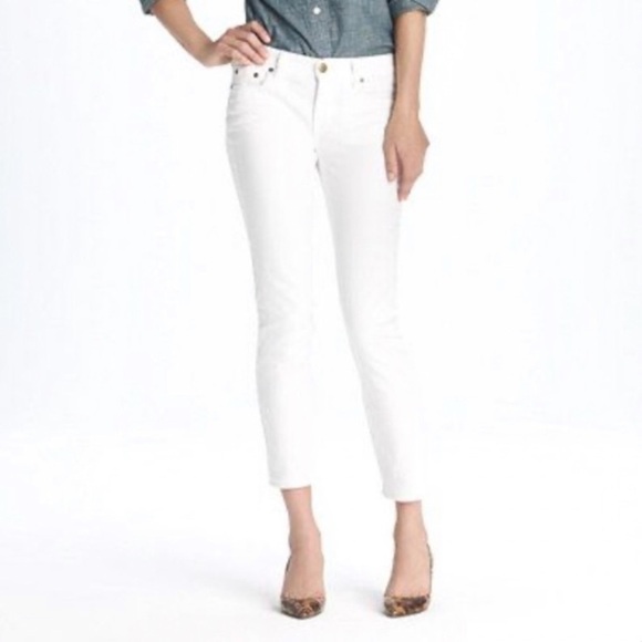 J. Crew Matchstick White Jeans Size 27 Short - Picture 2 of 13
